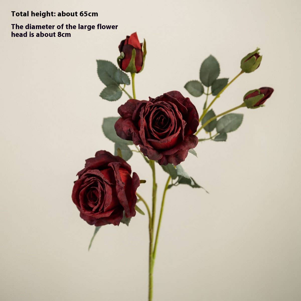 BURNT EDGE SHEENA ROSE BOUQUET FOR WEDDING DECOR_CWMM6526