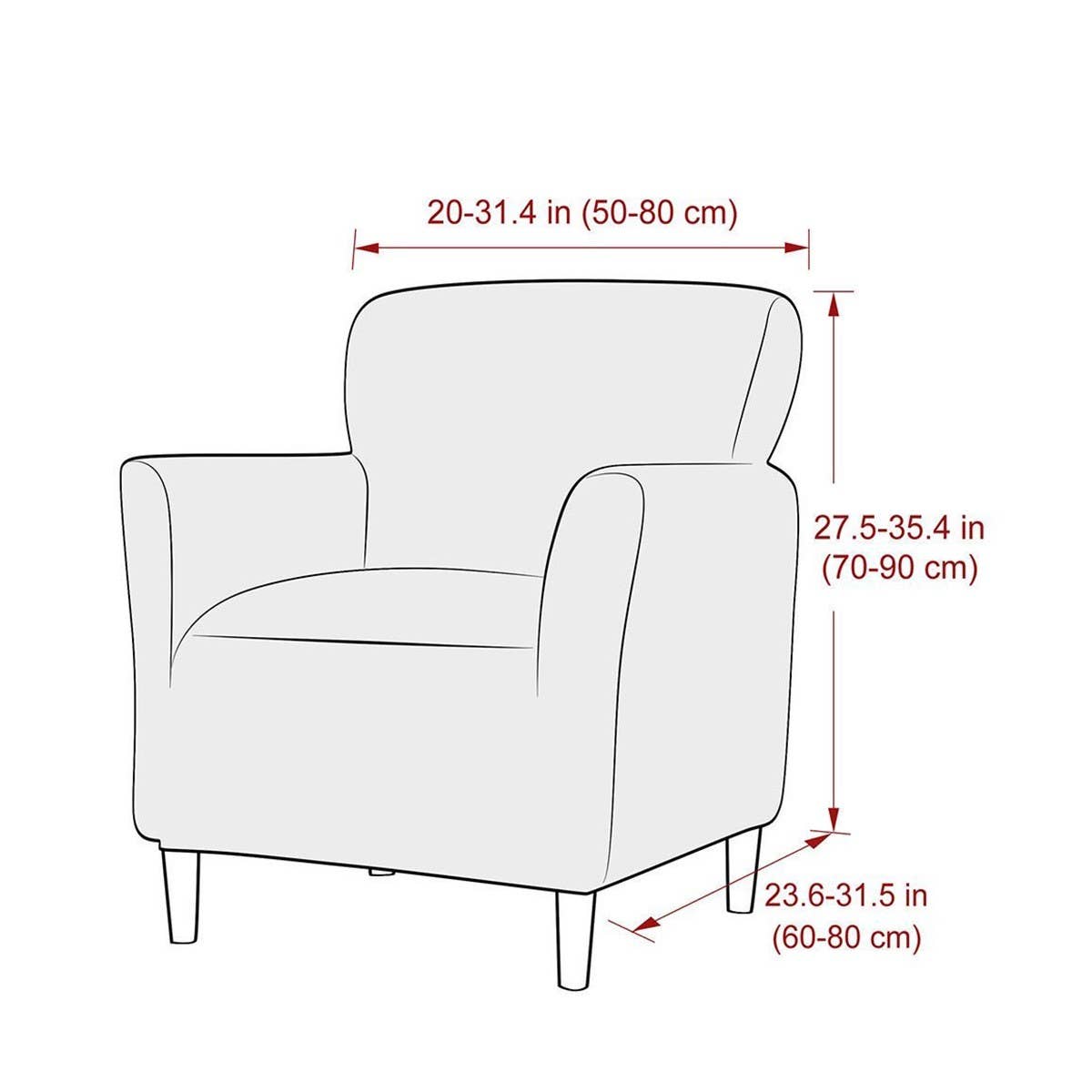 Waterproof Sofa Cover, Universal Fit, 1-Seater_Cwmm8315
