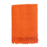 KNITTED SOFT WARM SOFA BLANKET BED END BLANKET_CWMM0203