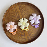 CHILDRENS MACARON FLOWER HAIR TIE_CWAHA1861
