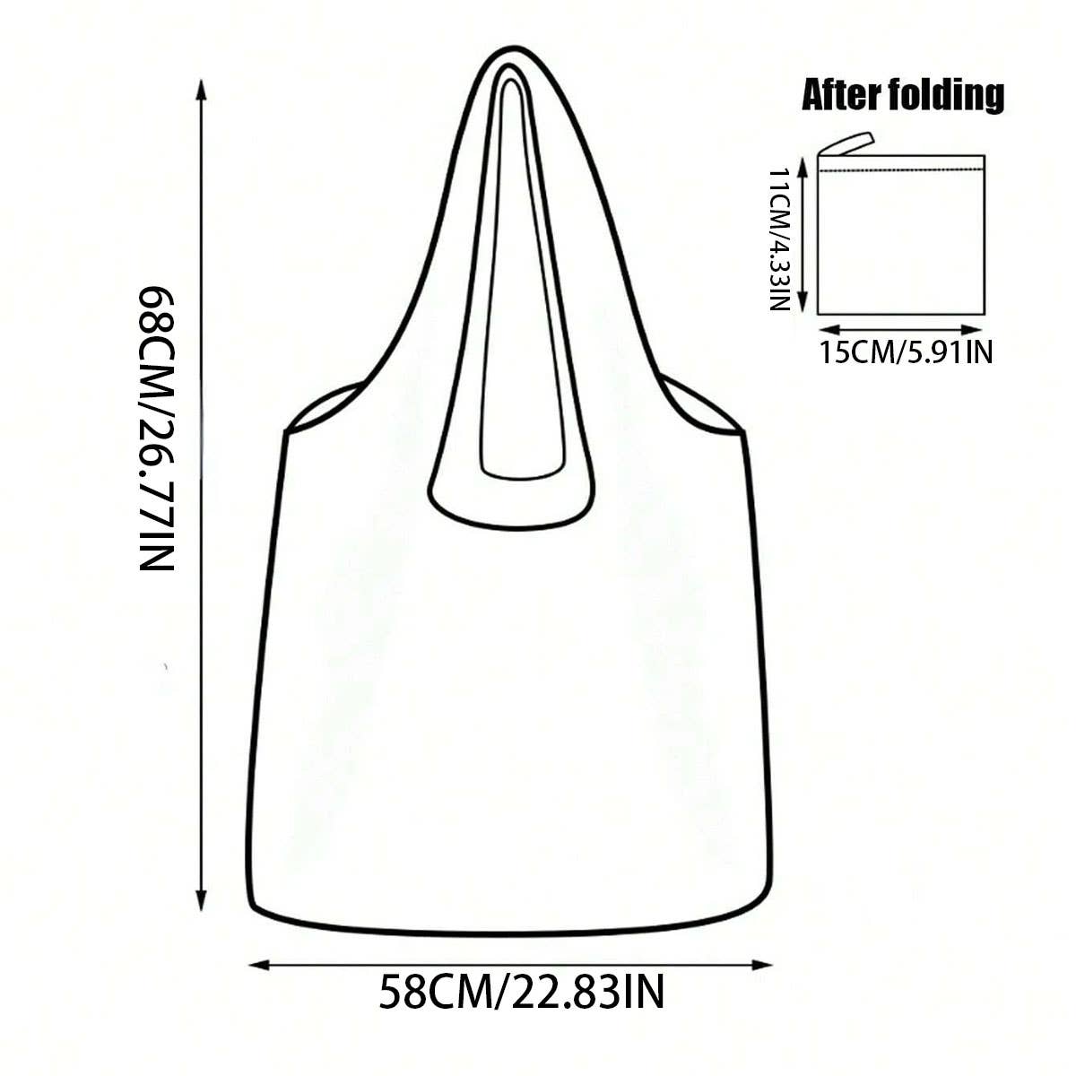 THICKENED FOLDABLE ECO FRIENDLY SHOPPING BAG_CWAB3459