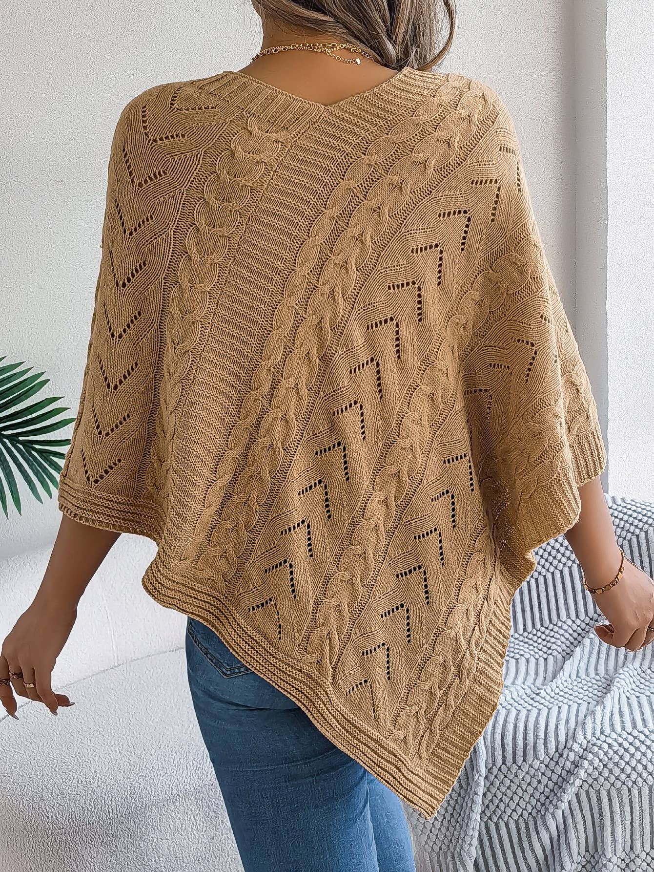 Casual Solid Color Twist Pongee Sweater Coat