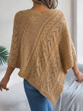 Casual Solid Color Twist Pongee Sweater Coat