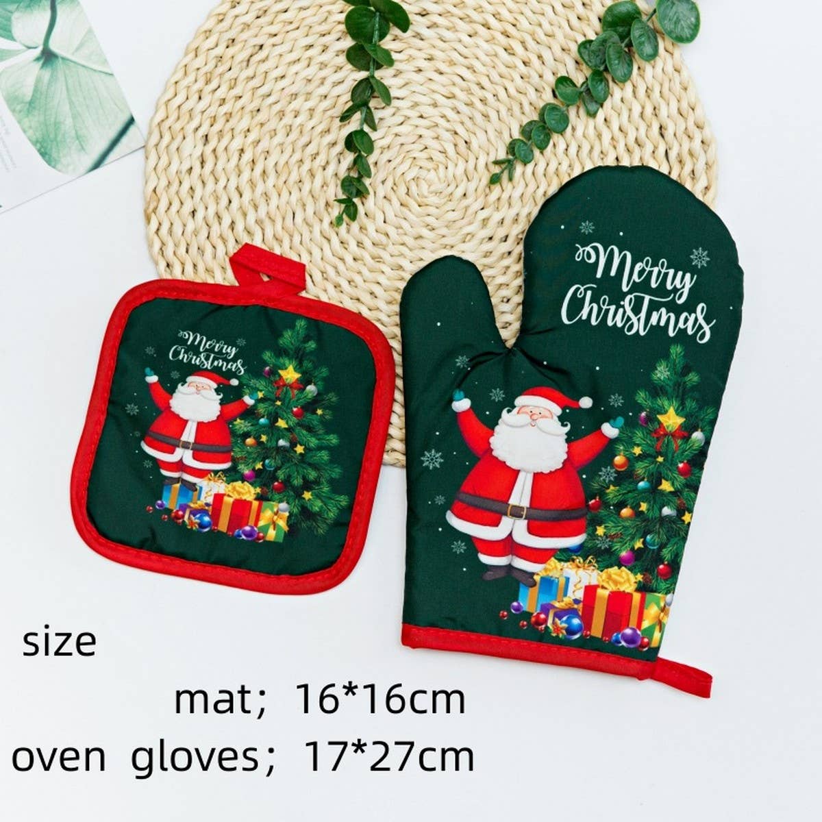 CHRISTMAS SERIES BAKING ANTI SCALDING GLOVES_CWMM1460