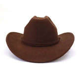 ETHNIC STYLE FELT WESTERN COWBOY HAT FOR COUPLES_CWAH2112