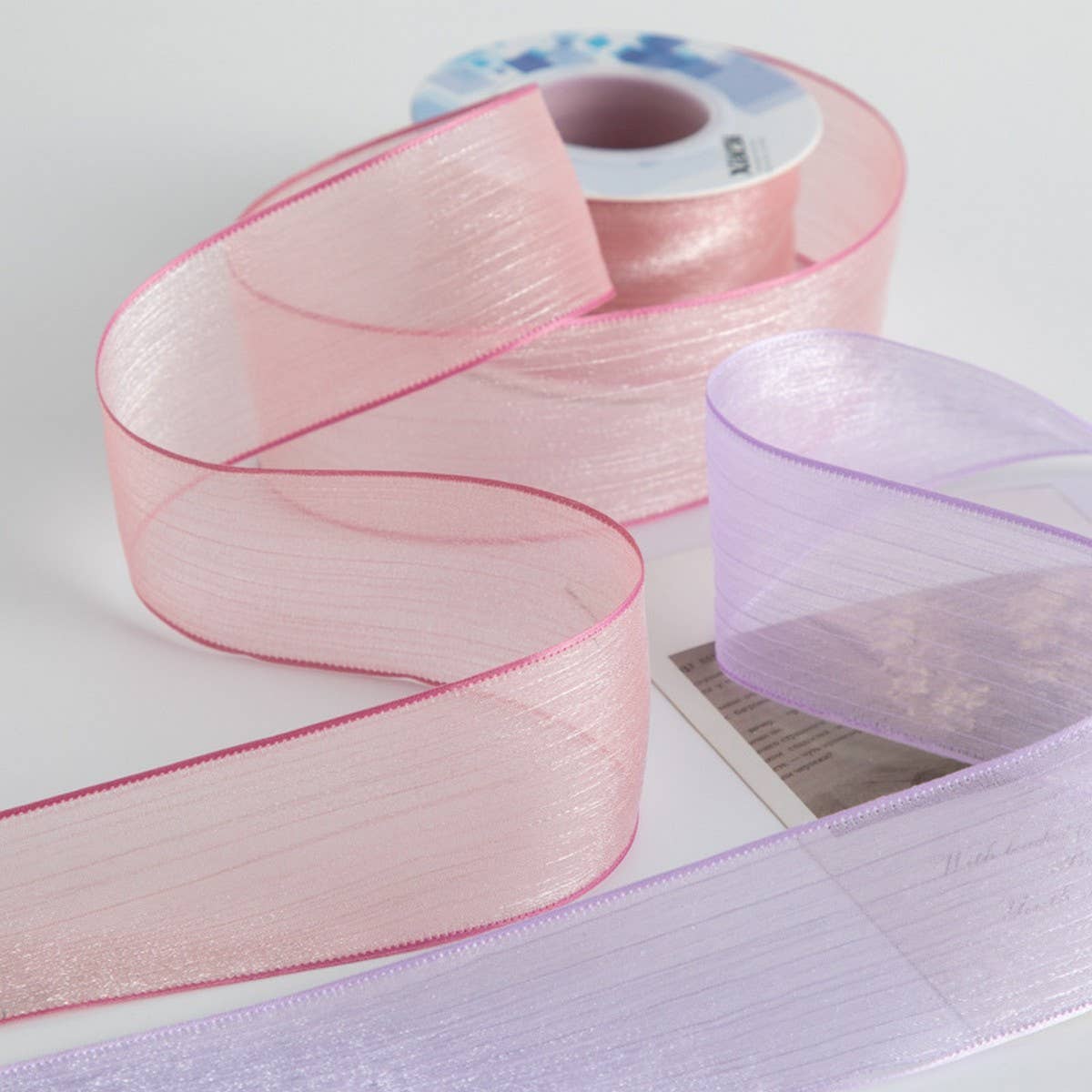 DIY BOW HAIR ACCESSORIES SNOW YARN RIBBON_CWMM5776