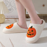 HALLOWEEN ATMOSPHERE SLIPPERS CUTE FUNNY AUTUMN WINTER