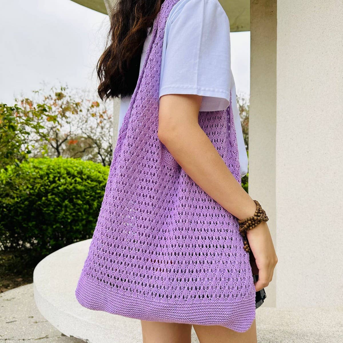 Cwab4577_Tote Knit Hollow Woven Shoulder Bag