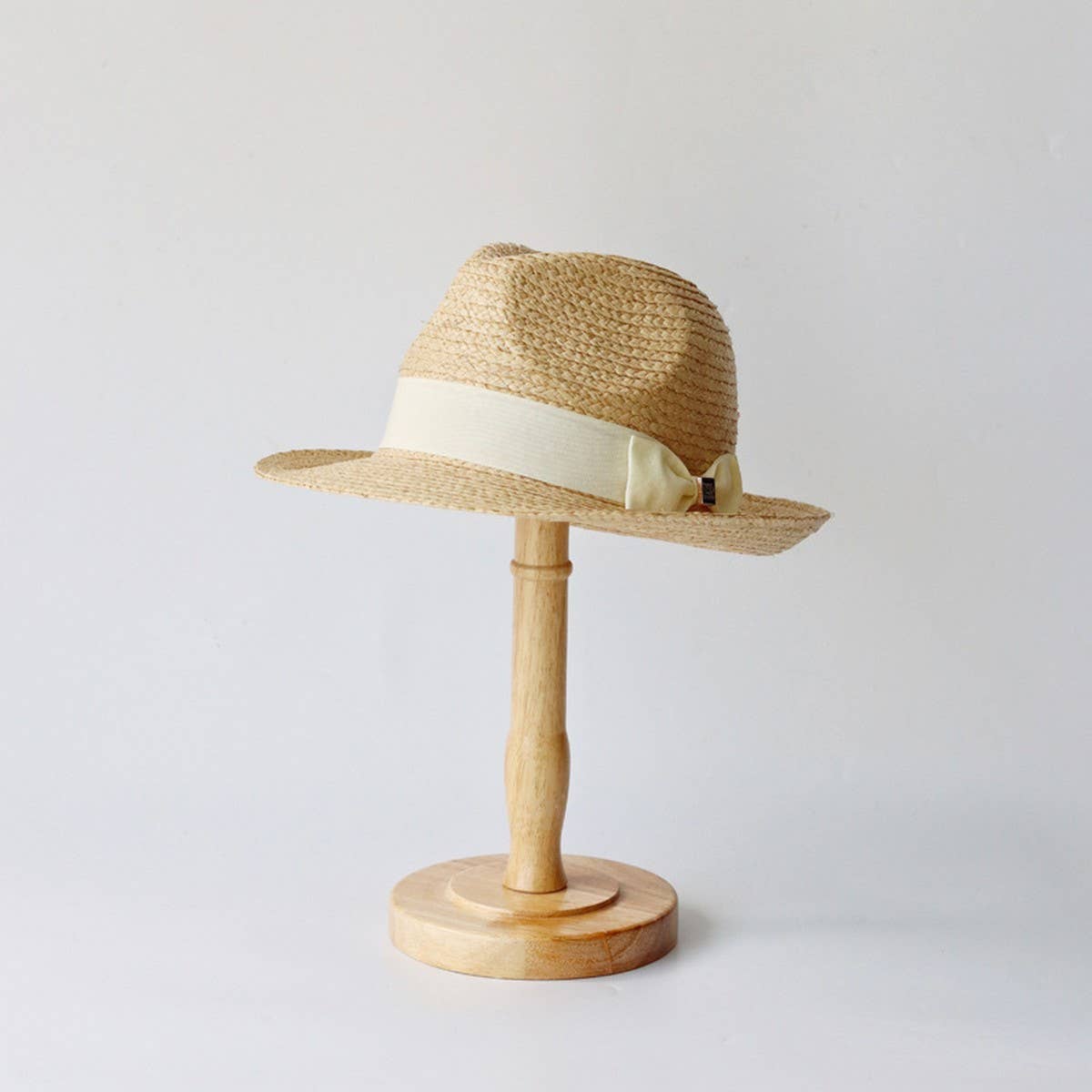 SUMMER BOW FASHIONABLE ALL MATCH STRAW HAT_CWAH3486