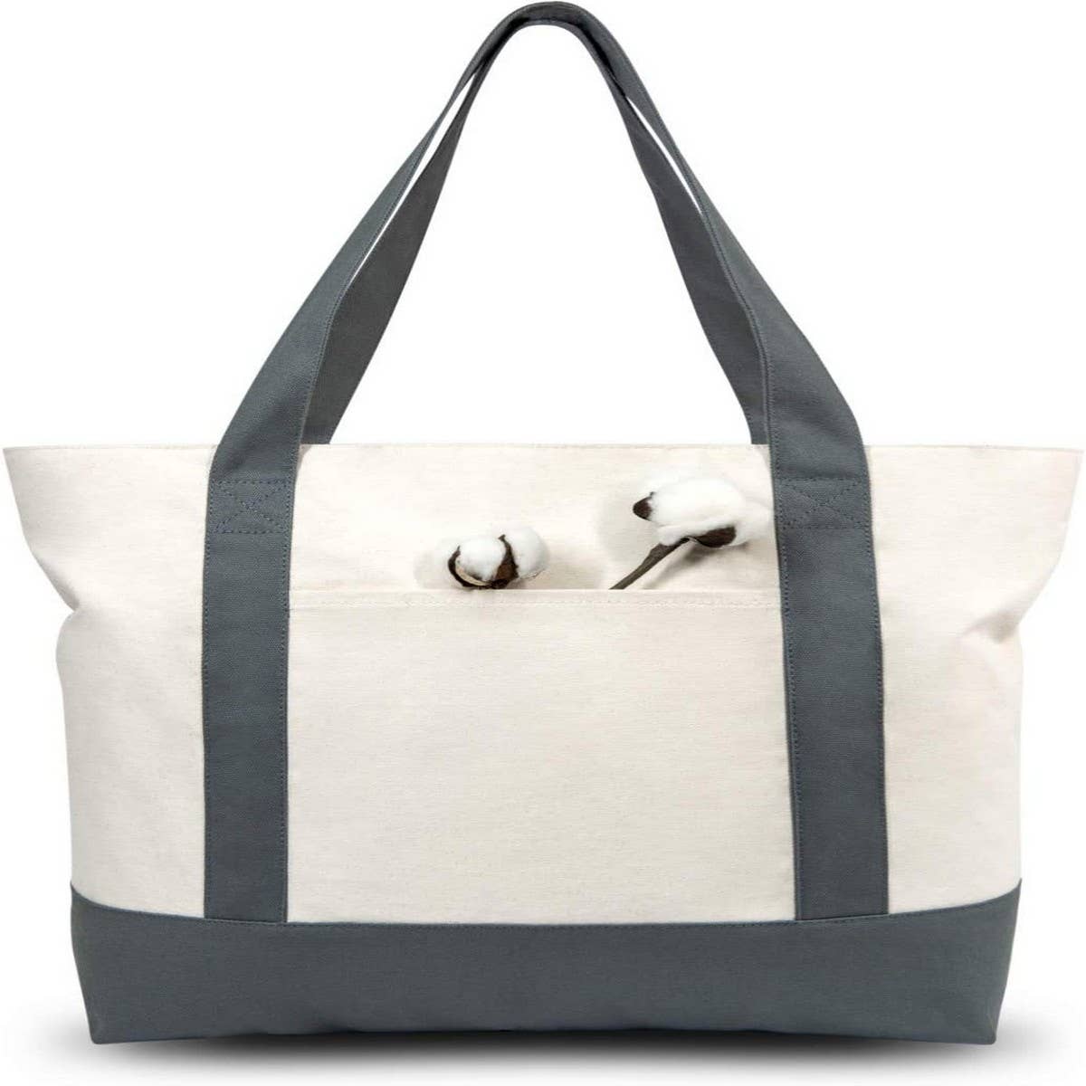 Cwab2874_Canvas Home Shopping Large Capacity Tote Bag
