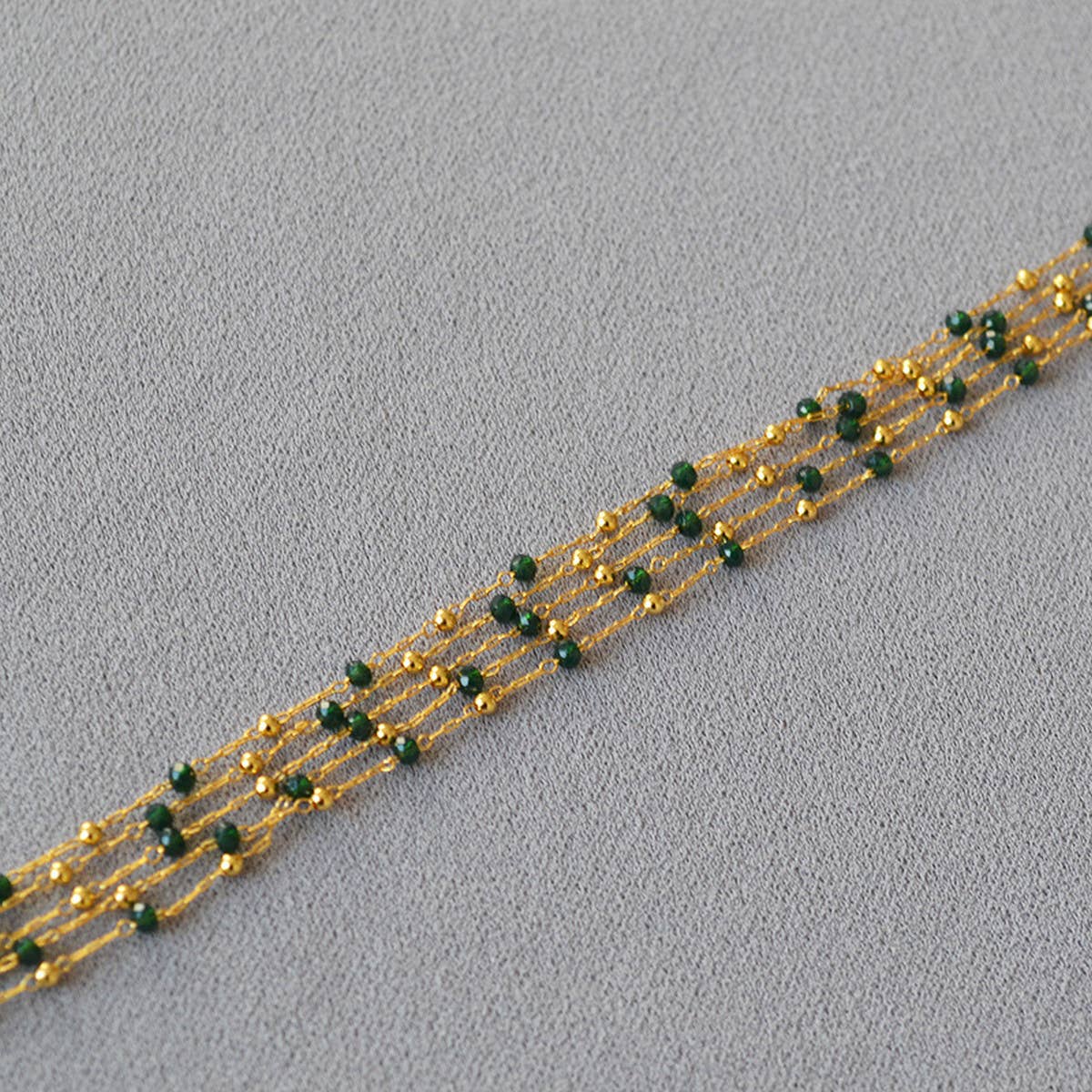 SPACER BEADS MULTI LAYER BEADED NECKLACE_CWAJE2130