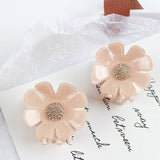 FASHION GOLD POWDER ACETATE FLOWER CLIP SHARK CLIP_CWAHA4259