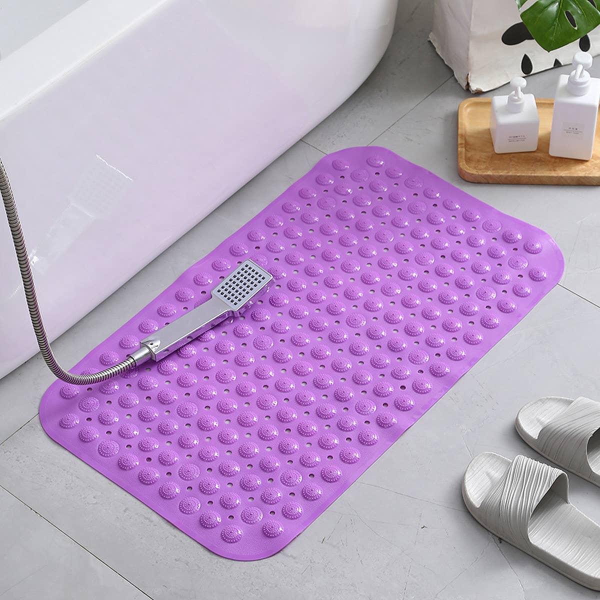 NON SLIP SHOWER MAT HOUSEHOLD BATHROOM MAT_CWMM1590