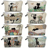 RETRO CAT CREATIVE COSMETIC BAG_CWAB2267