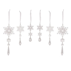 Cwmm10172_Acrylic Snowflake Ornaments For Christmas Tree