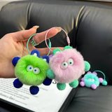 CUTE SMALL COAL BALL BAG PENDANT CAR KEYCHAIN_CWMM2516