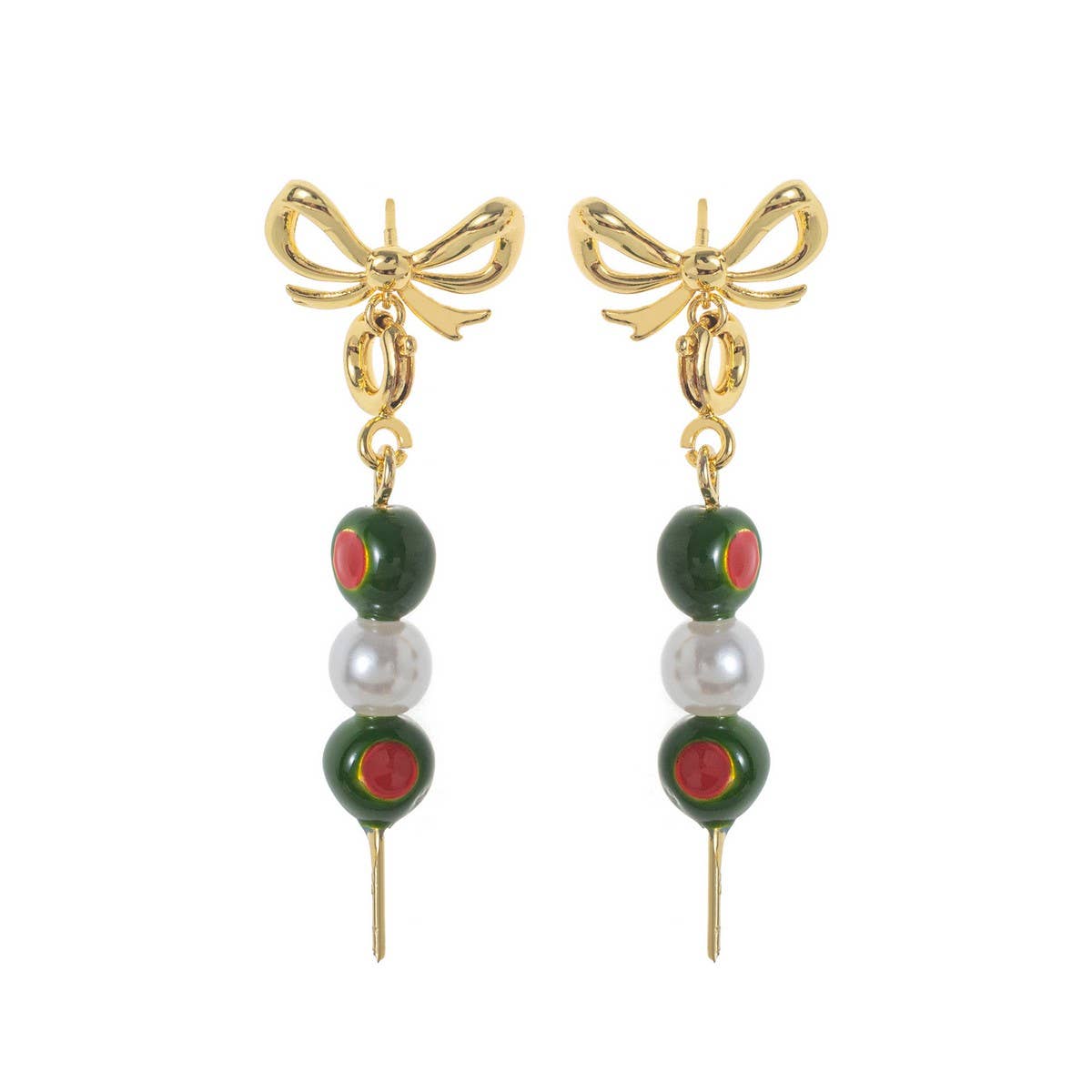 FASHIONABLE VEGETABLE WINE GLASS PEARL EARRINGS_CWAJE5053