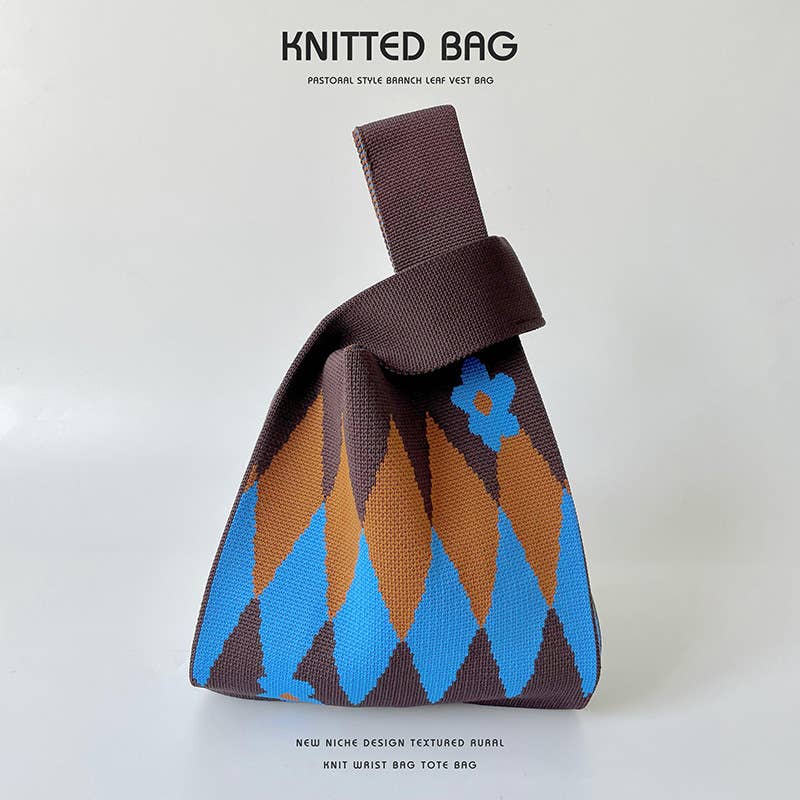 Flower Series Versatile Knitted Bag