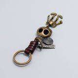 CREATIVE SKULL PENDANT COWHIDE KEYCHAIN_CWMM4701