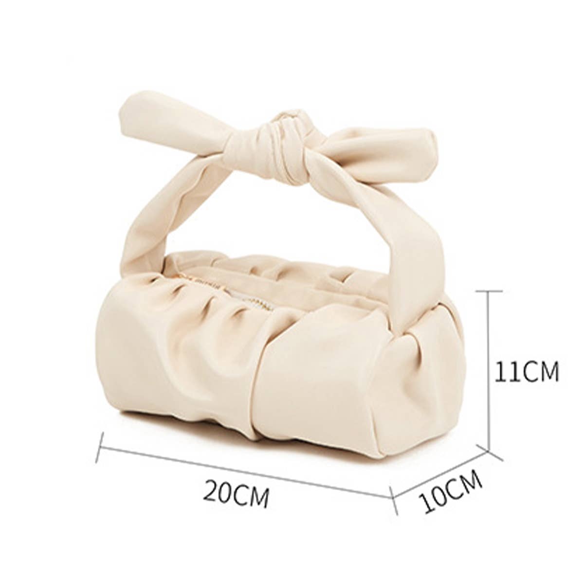 PORTABLE BOW HANDBAG MAKEUP BAG_CWAB1433