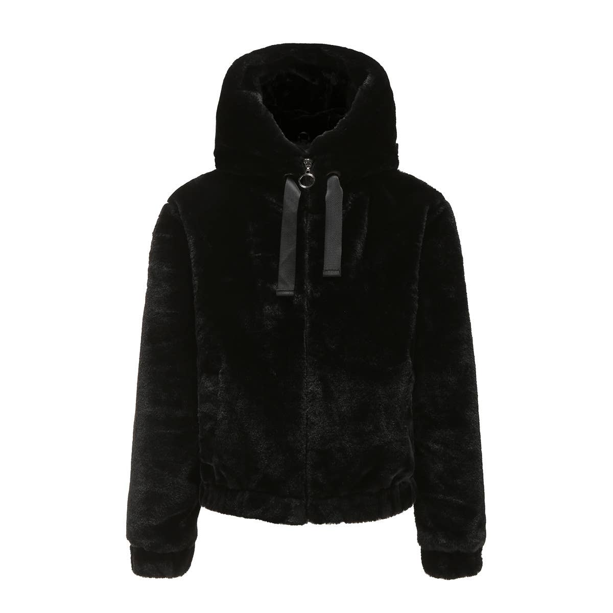 Womens Fleece Hooded Long-Sleeved Thermal Jacket
