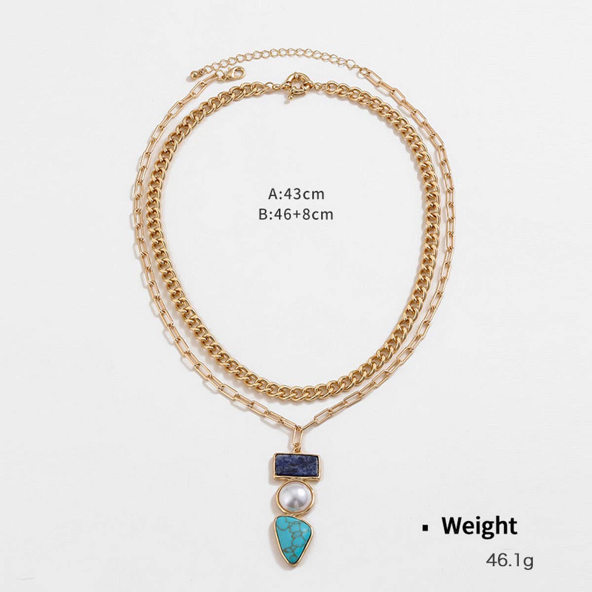 NEW FASHION STACKING NECKLACE SET FOR WOMEN_CWAJE2912