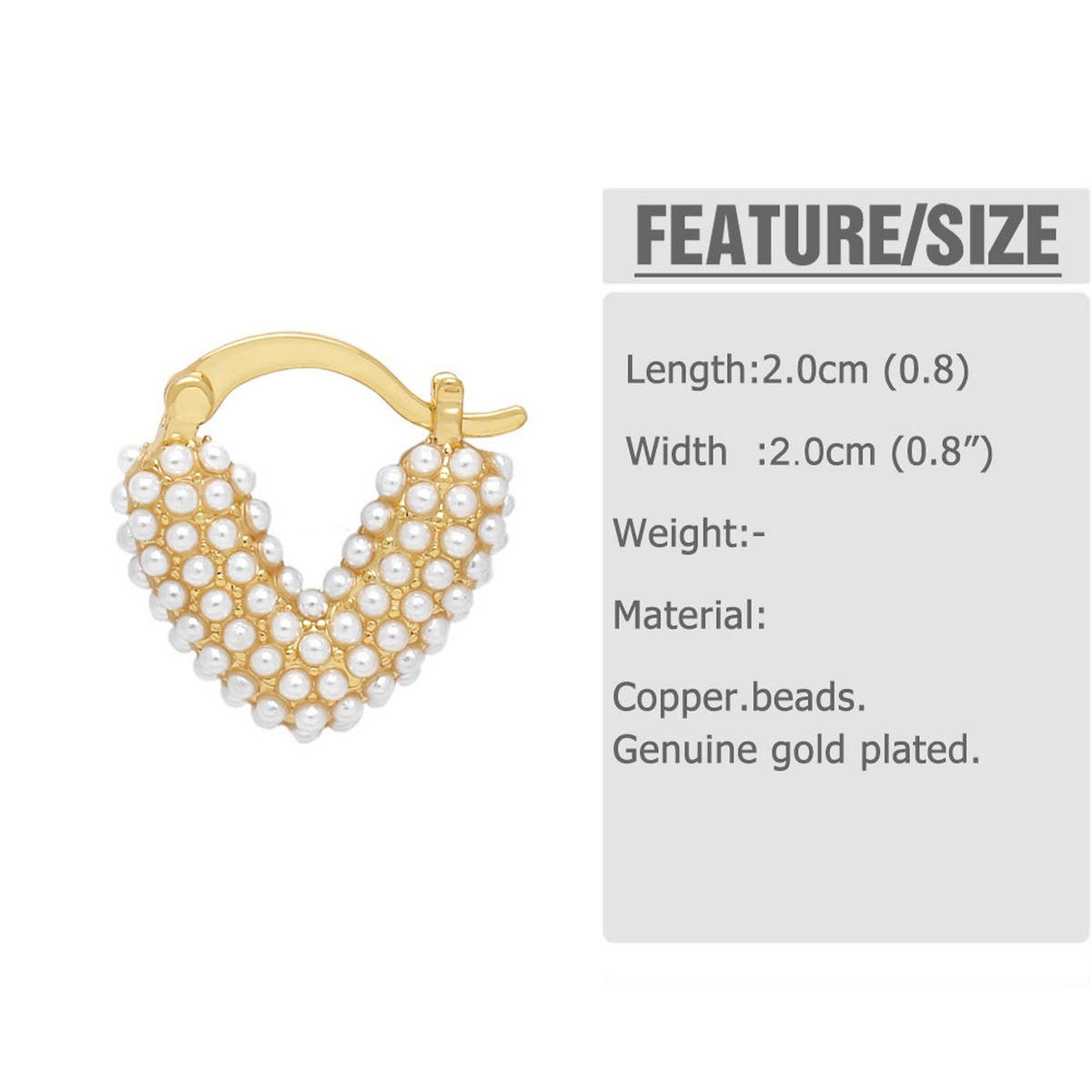 FASHIONABLE PEARL INLAID HEART SHAPED EARRINGS_CWAJE1037