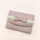 Square Large Capacity Bow Decorative Wallet_Cwab1629