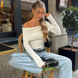 Street-Style, One-Shoulder, Form-Fitting Top