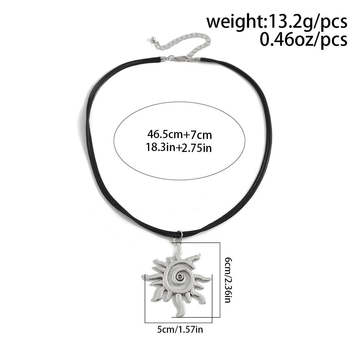 SWEET AND COOL BEACH METAL STARFISH NECKLACE_CWAJE1815