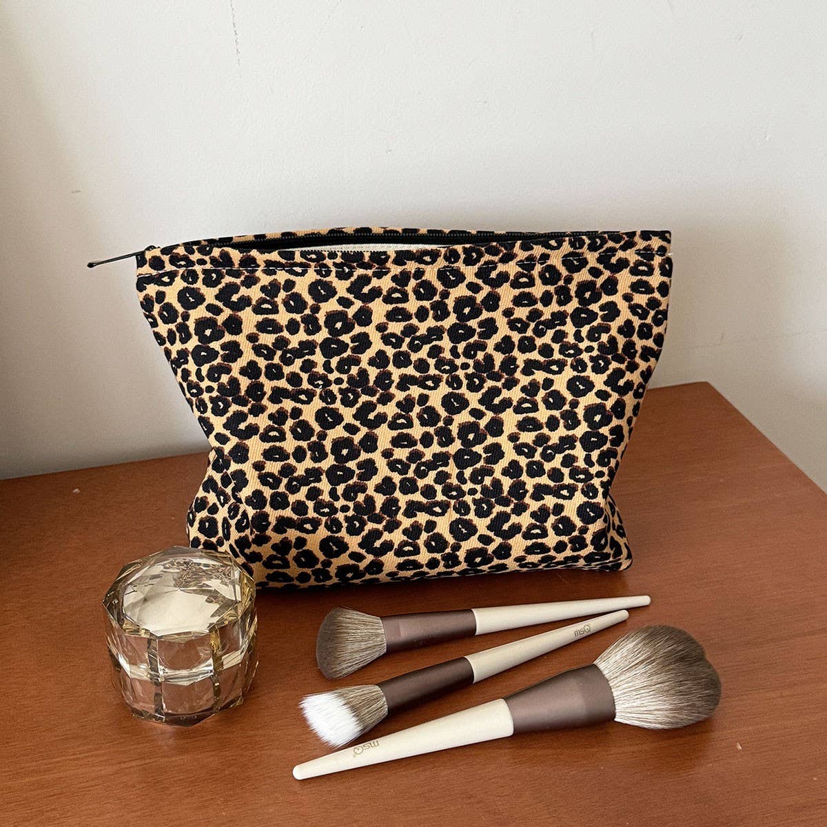 Canvas Tote Makeup Bag Handheld Gift Travel Pouch_Cuab00691