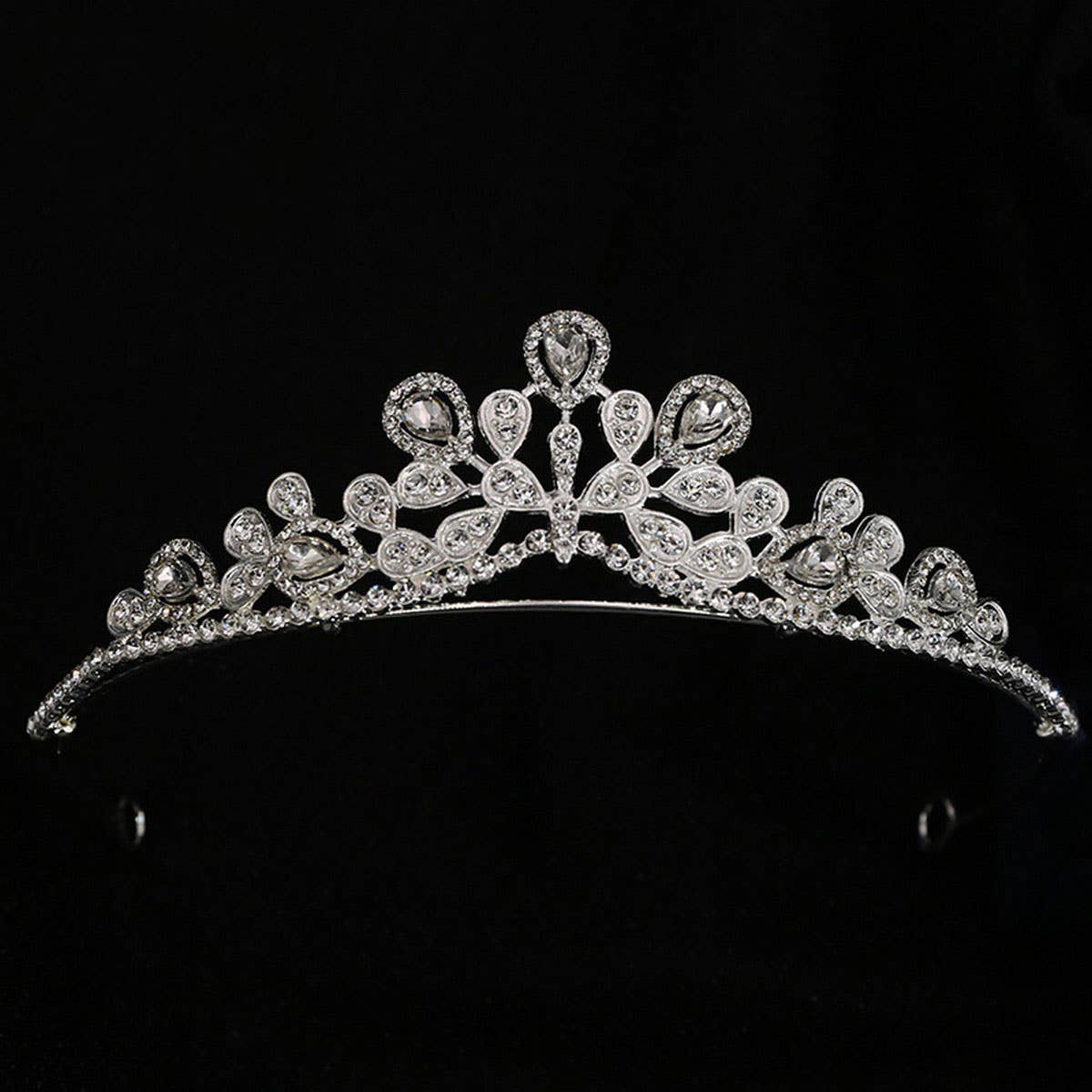 CELEBRITY STYLE BRIDAL CROWN WEDDING ACCESSORIES_CWMM2028