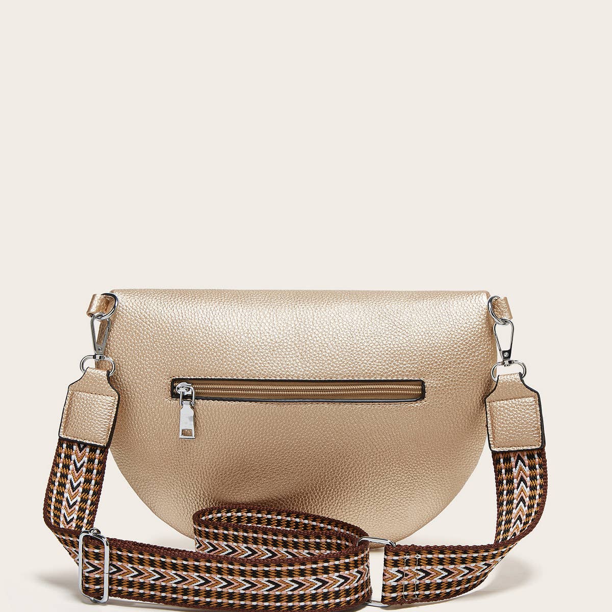 Women Litchi Pattern Chest Bag Waist Bag_Cwab2658