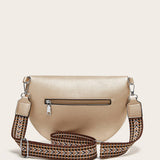 Women Litchi Pattern Chest Bag Waist Bag_Cwab2658