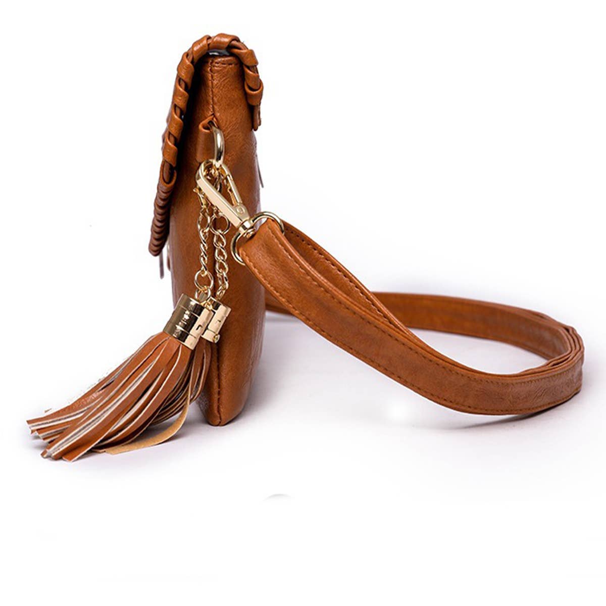 Fashionable Shoulder Crossbody Bag With Tassels_Cwab1814