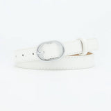 Womens Belt With Simple Silver Buckle Decoration_Cwmm0766