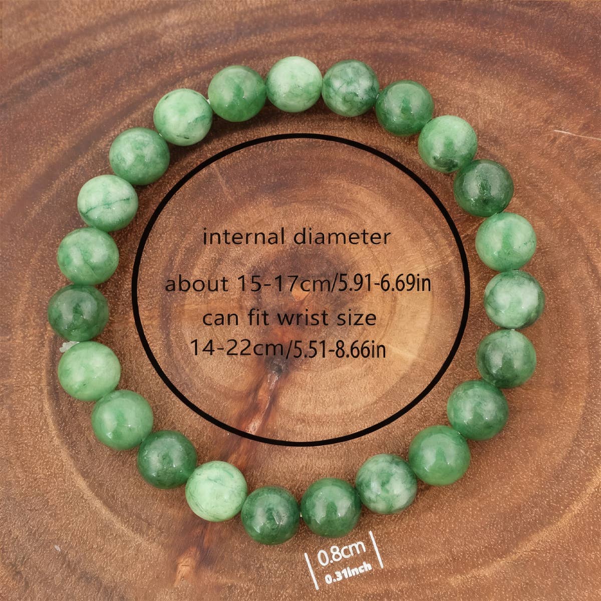 Natural Jadeite & Green Agate Bracelet_Cwmm11317