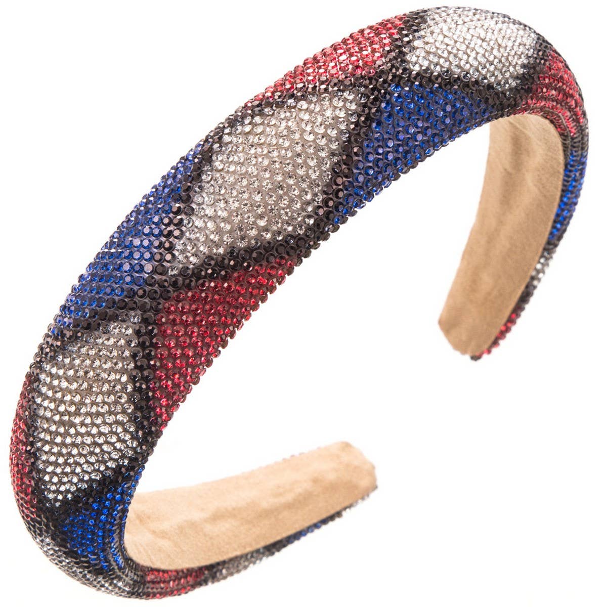 NEW AMERICAN FLAG FULL DIAMOND HEADBAND_CWAHA1260
