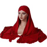 Womens Cross Mercerized Cotton Head Scarf_Cwasc2451