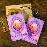 PURPLE LAVENDER FLOWER PORTABLE NOTEBOOK_CWMM1859