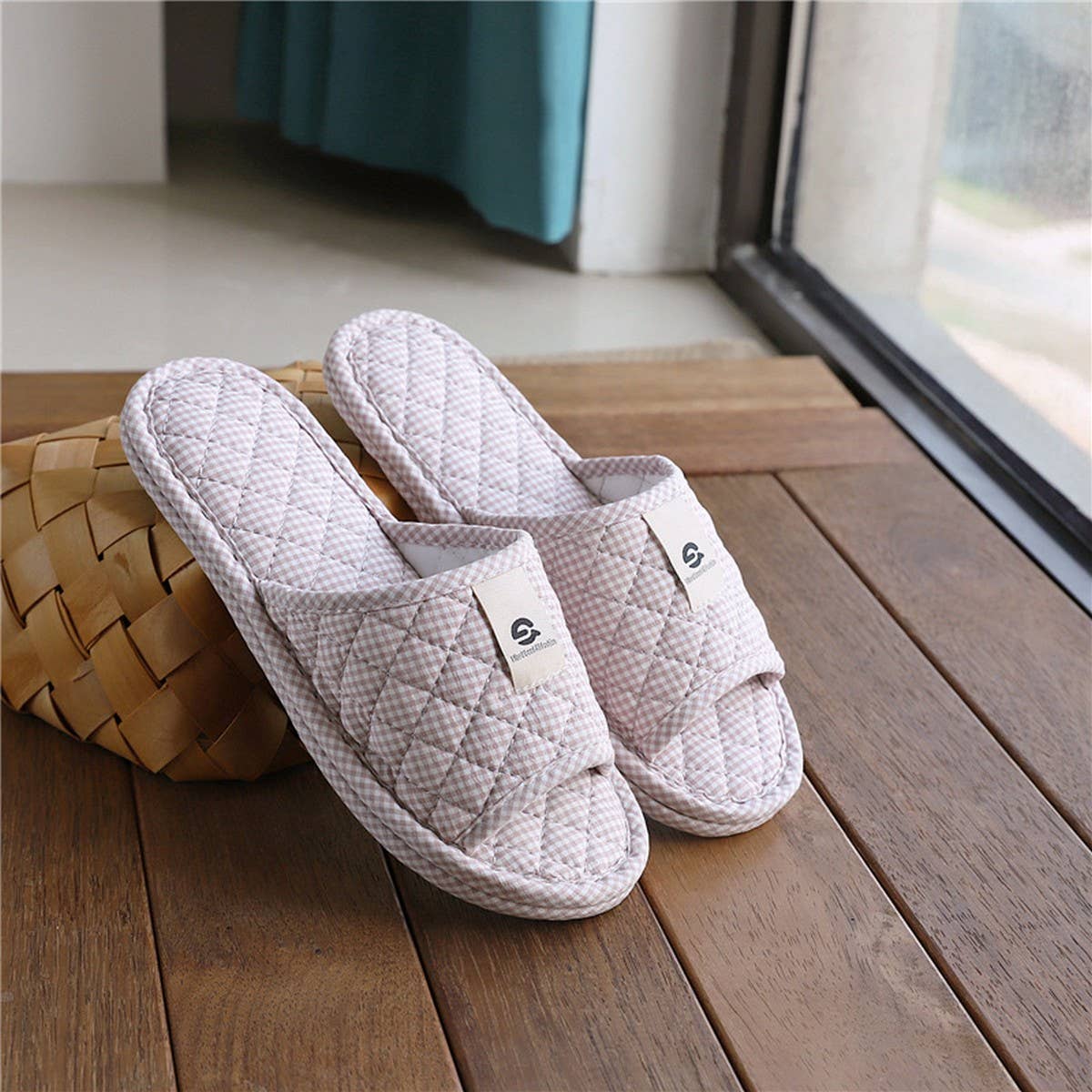 COTTON SOFT SOLE ANTI SLIP HOME SLIPPERS_CWSHF0209