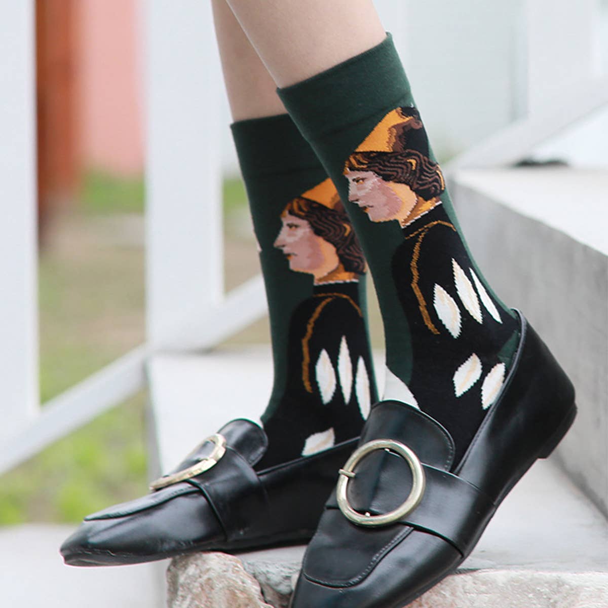 STREET SKATEBOARDING MID TUBE TIDE SOCKS_CWMS0164