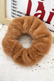 FLUFFY PLEATED SCRUNCHIE HAIR TIE_CWAHA0188
