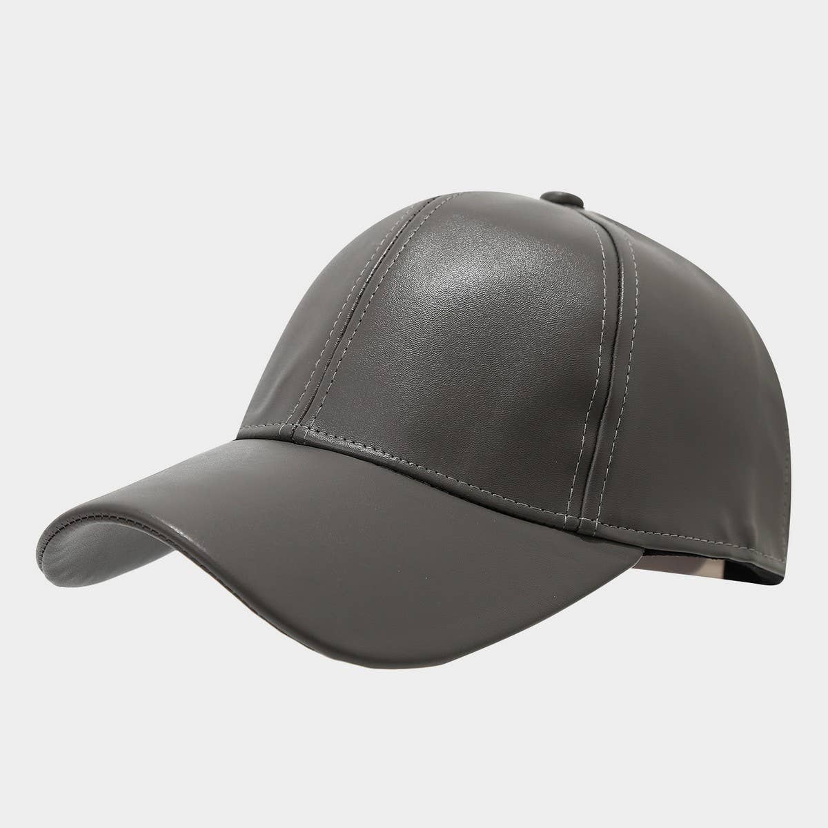 Pu Leather Baseball Cap For Men Vintage Style_Cwah04654