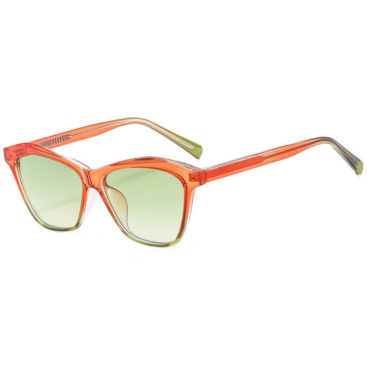 FASHION COLORBLOCK CLIP ON TEMPLE SUNGLASSES WOMEN_CWASG1171