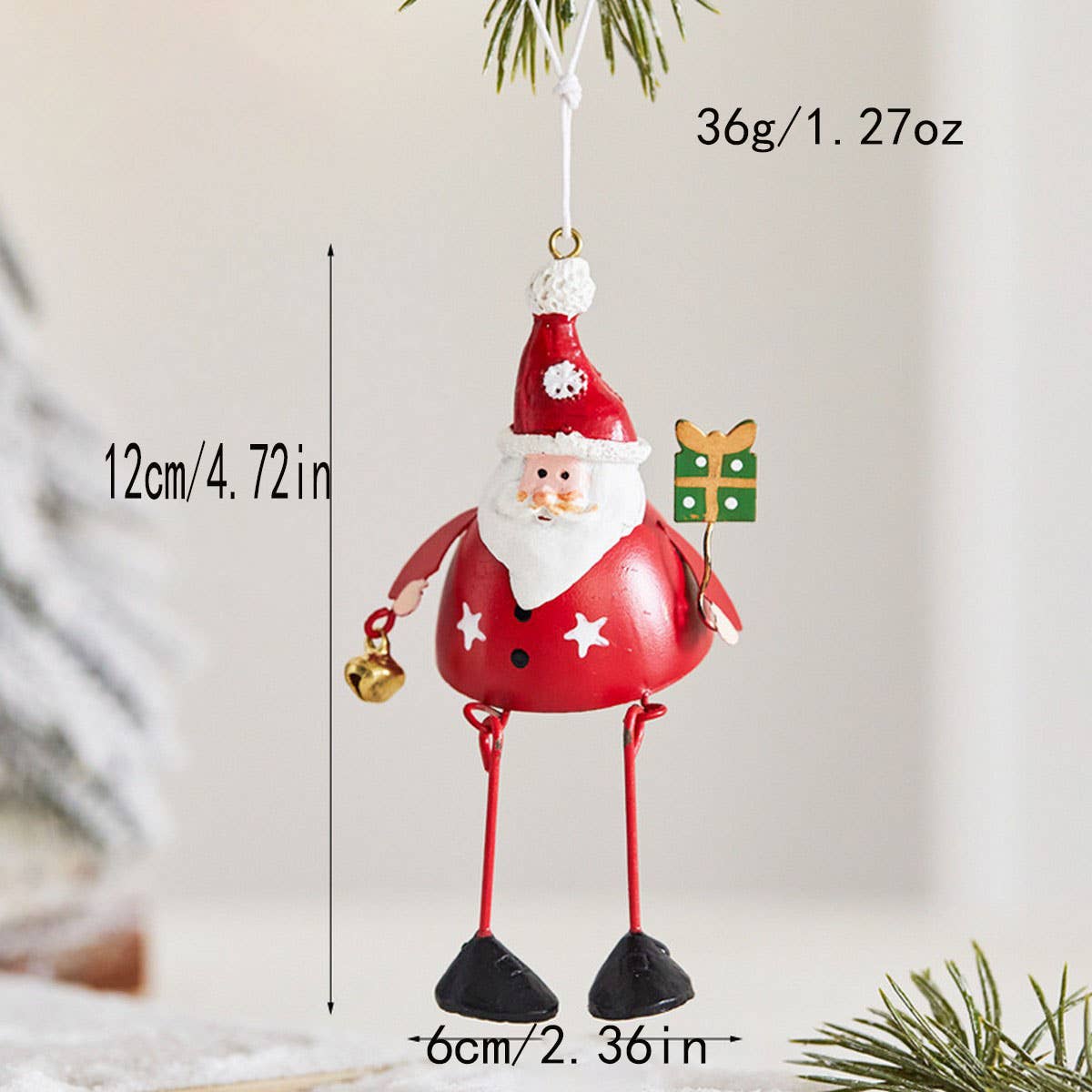 Cwmm10422_Snowman Hanging Ornament Nordic Christmas