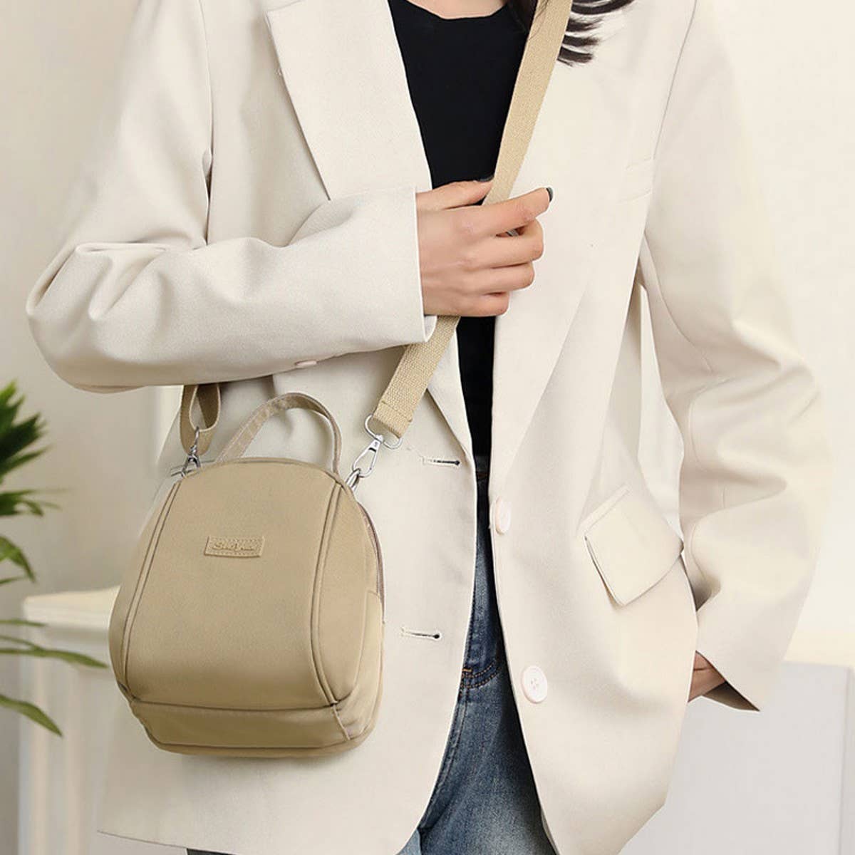 Simple Trendy Fashion Shoulder Messenger Bag_Cwab3491