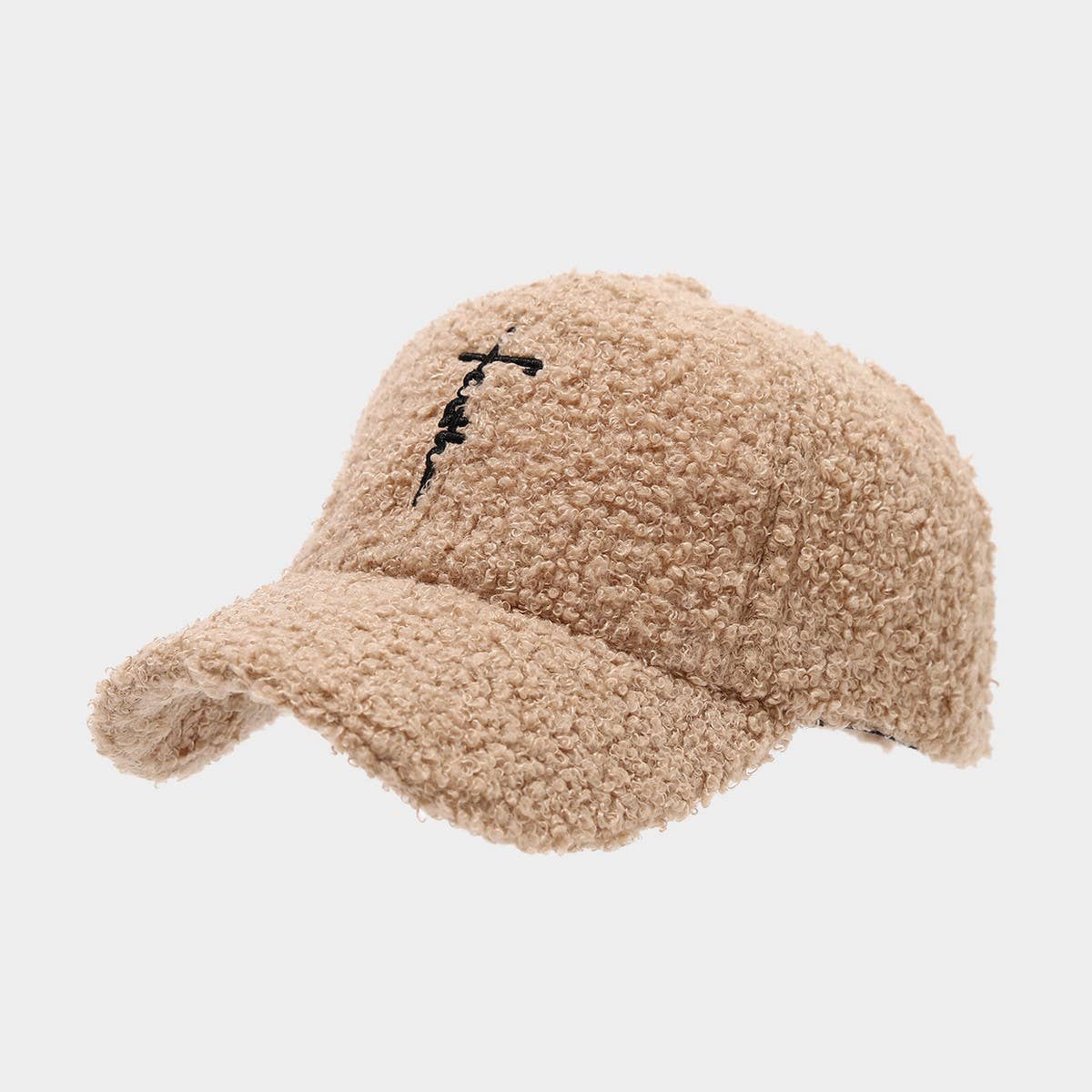 Women Warm Sherpa Fleece Winter Baseball Cap Hat_Cwah04770