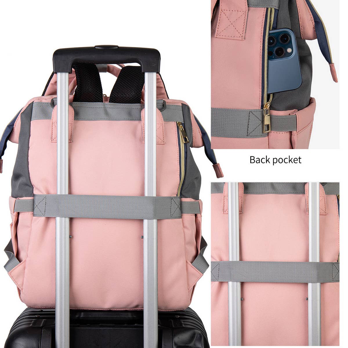 INSULATED MOTHER AND BABY BACKPACK FOR OUTINGS_CWAB2228