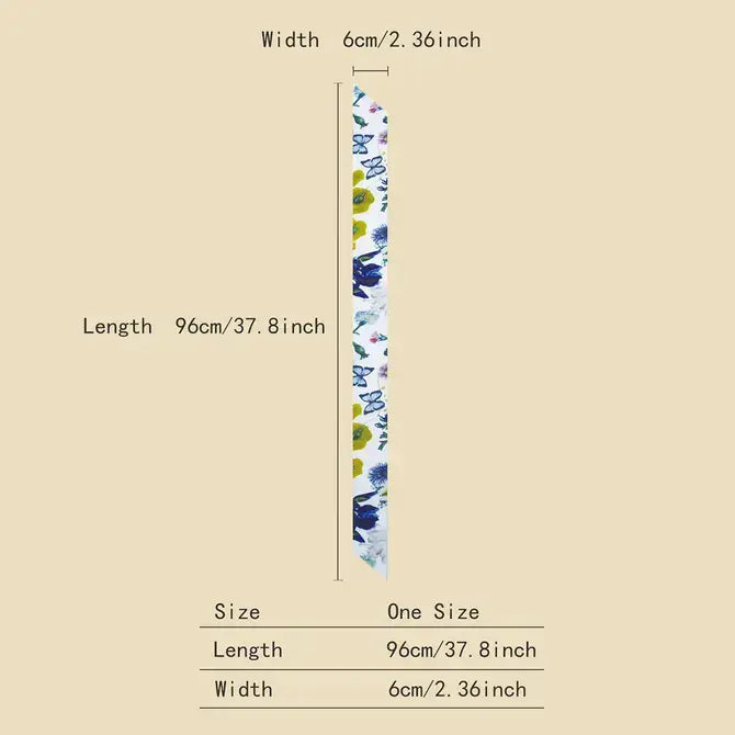 FLORAL PRINT TWILLY HEAD SCARF_CWASC0076